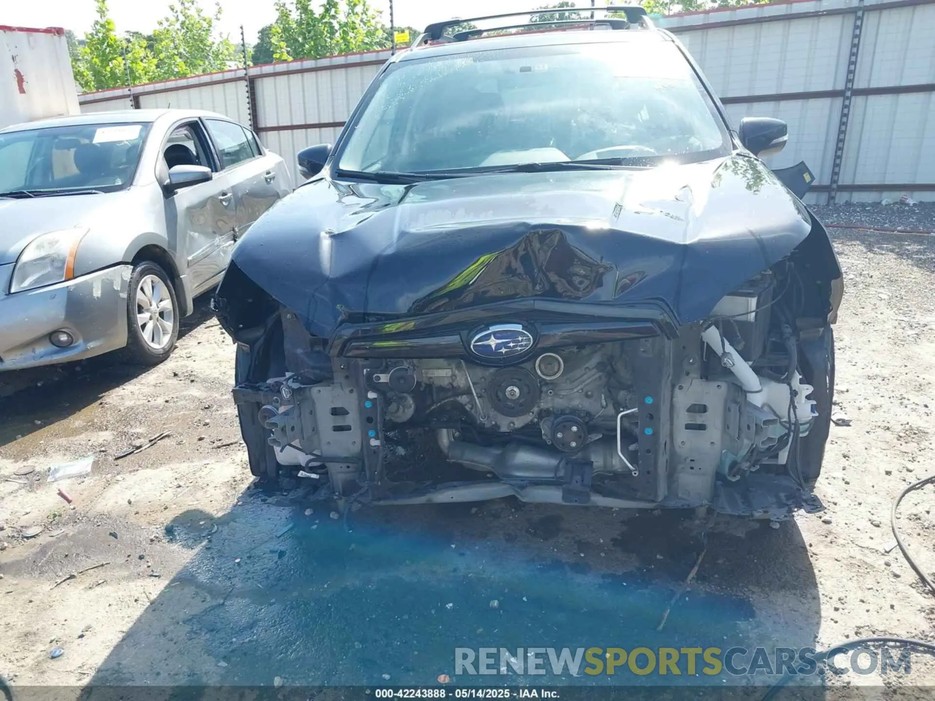 6 fotografías del automóvil dañado JF2SKARC6MH518032 SUBARU FORESTER 2021