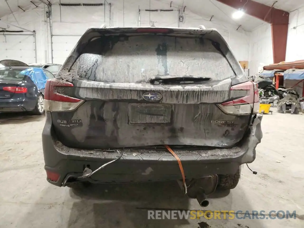 6 fotografías del automóvil dañado JF2SKARC6MH574133 SUBARU FORESTER 2021