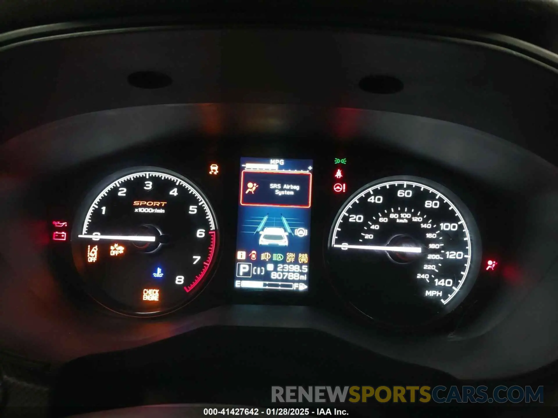 7 fotografías del automóvil dañado JF2SKARC7MH406601 SUBARU FORESTER 2021