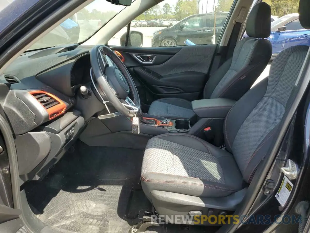 7 fotografías del automóvil dañado JF2SKARC8MH492937 SUBARU FORESTER 2021