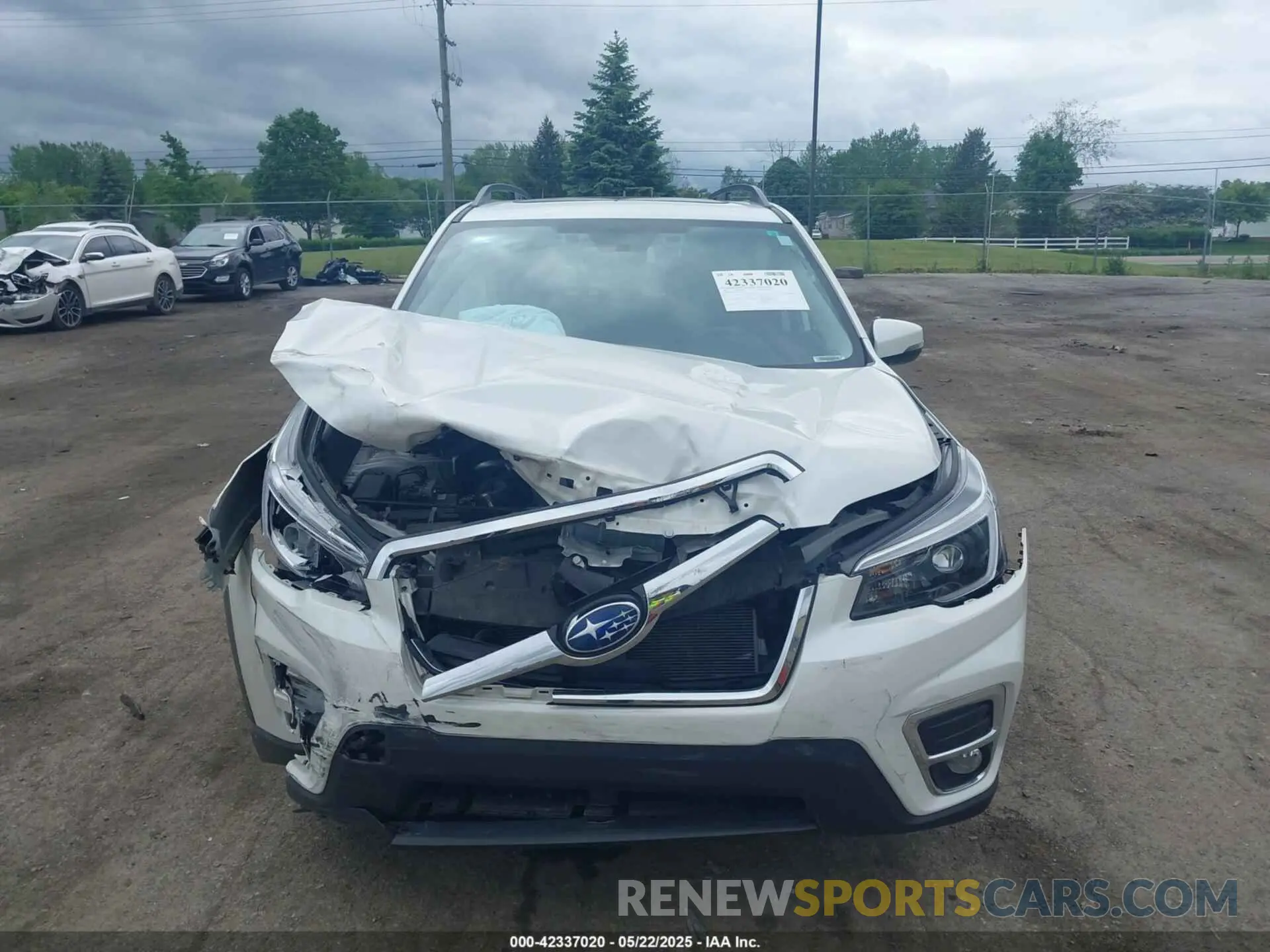 12 fotografías del automóvil dañado JF2SKASC2MH519169 SUBARU FORESTER 2021