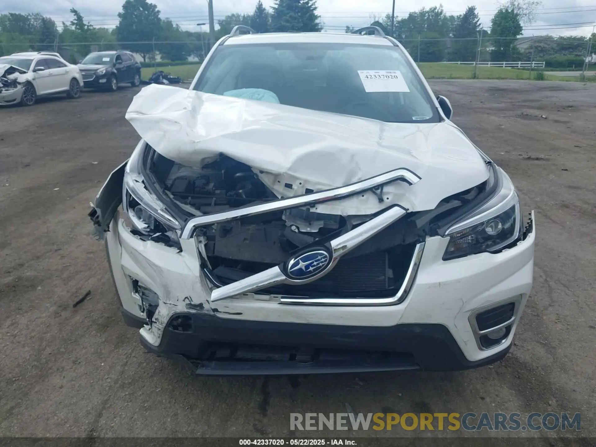 6 fotografías del automóvil dañado JF2SKASC2MH519169 SUBARU FORESTER 2021