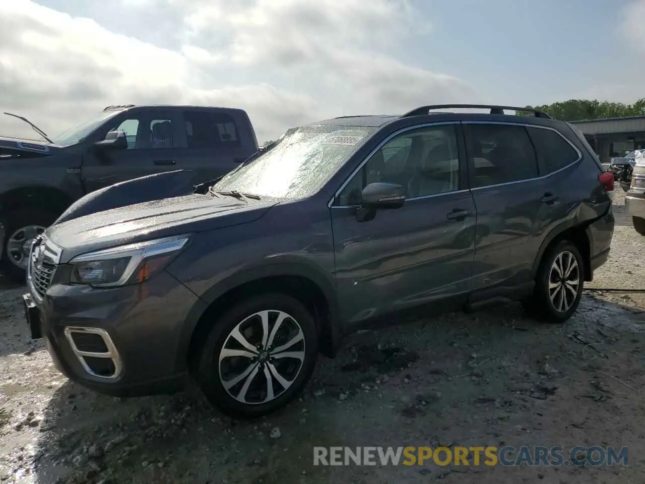 1 fotografías del automóvil dañado JF2SKASC5MH591712 SUBARU FORESTER 2021