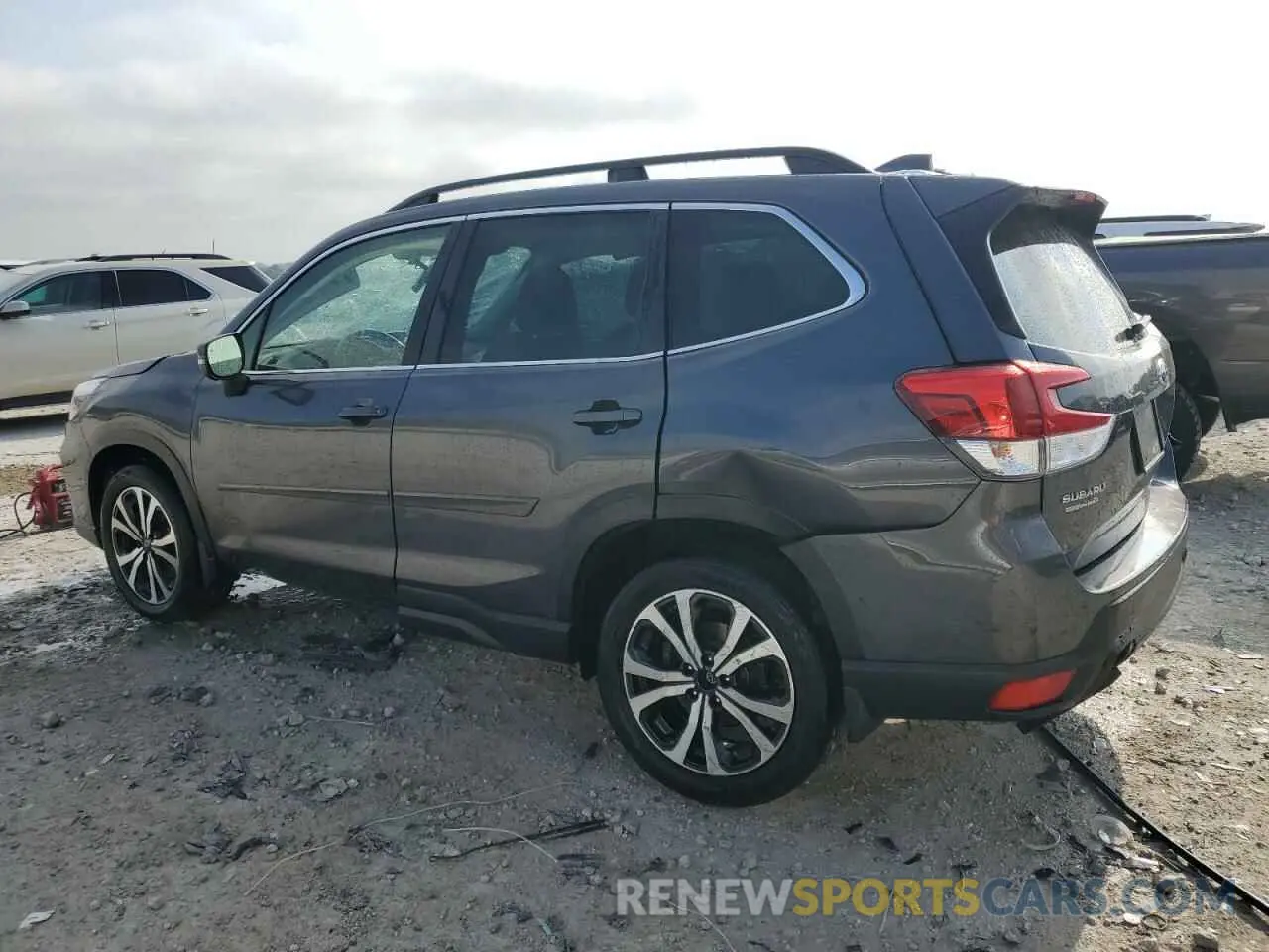 2 fotografías del automóvil dañado JF2SKASC5MH591712 SUBARU FORESTER 2021