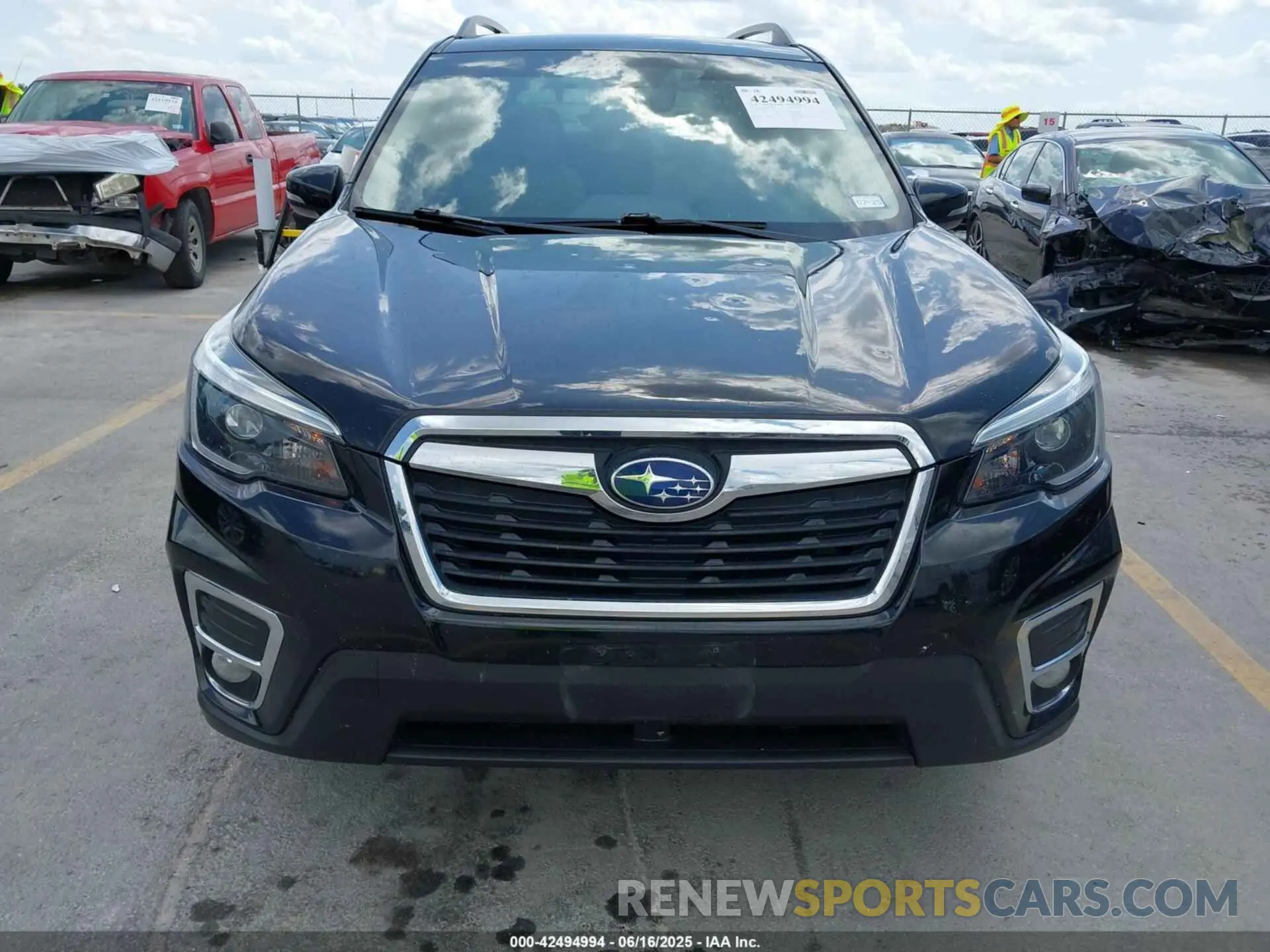12 fotografías del automóvil dañado JF2SKASC9MH434636 SUBARU FORESTER 2021