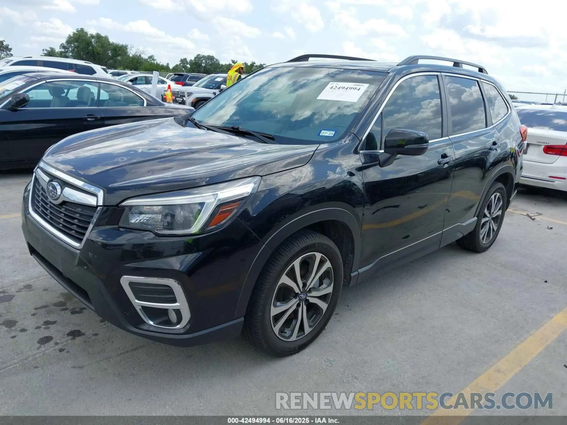 2 fotografías del automóvil dañado JF2SKASC9MH434636 SUBARU FORESTER 2021