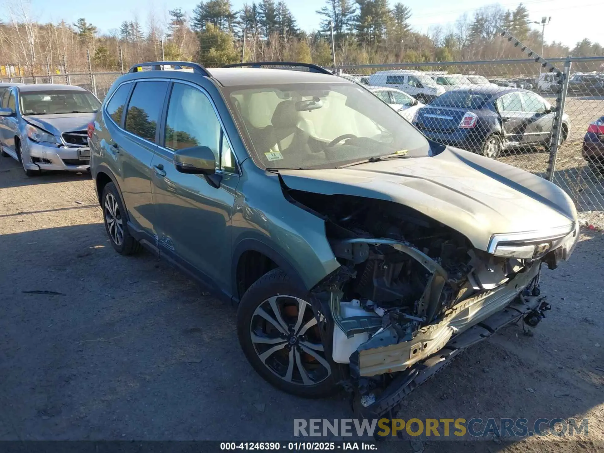 1 fotografías del automóvil dañado JF2SKASCXMH418302 SUBARU FORESTER 2021