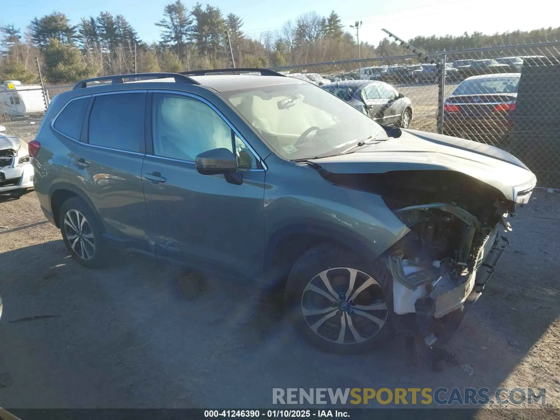 12 fotografías del automóvil dañado JF2SKASCXMH418302 SUBARU FORESTER 2021