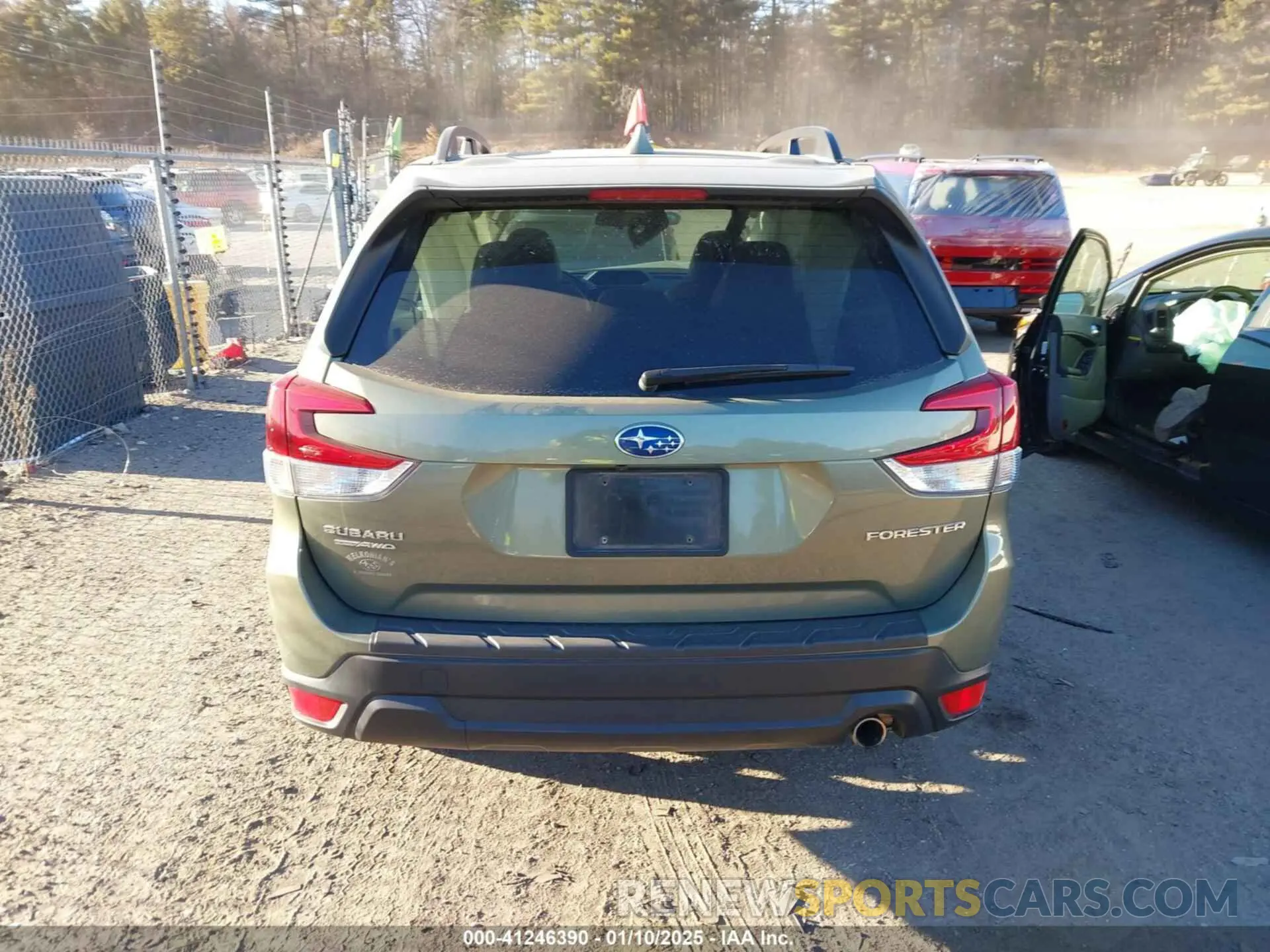15 fotografías del automóvil dañado JF2SKASCXMH418302 SUBARU FORESTER 2021
