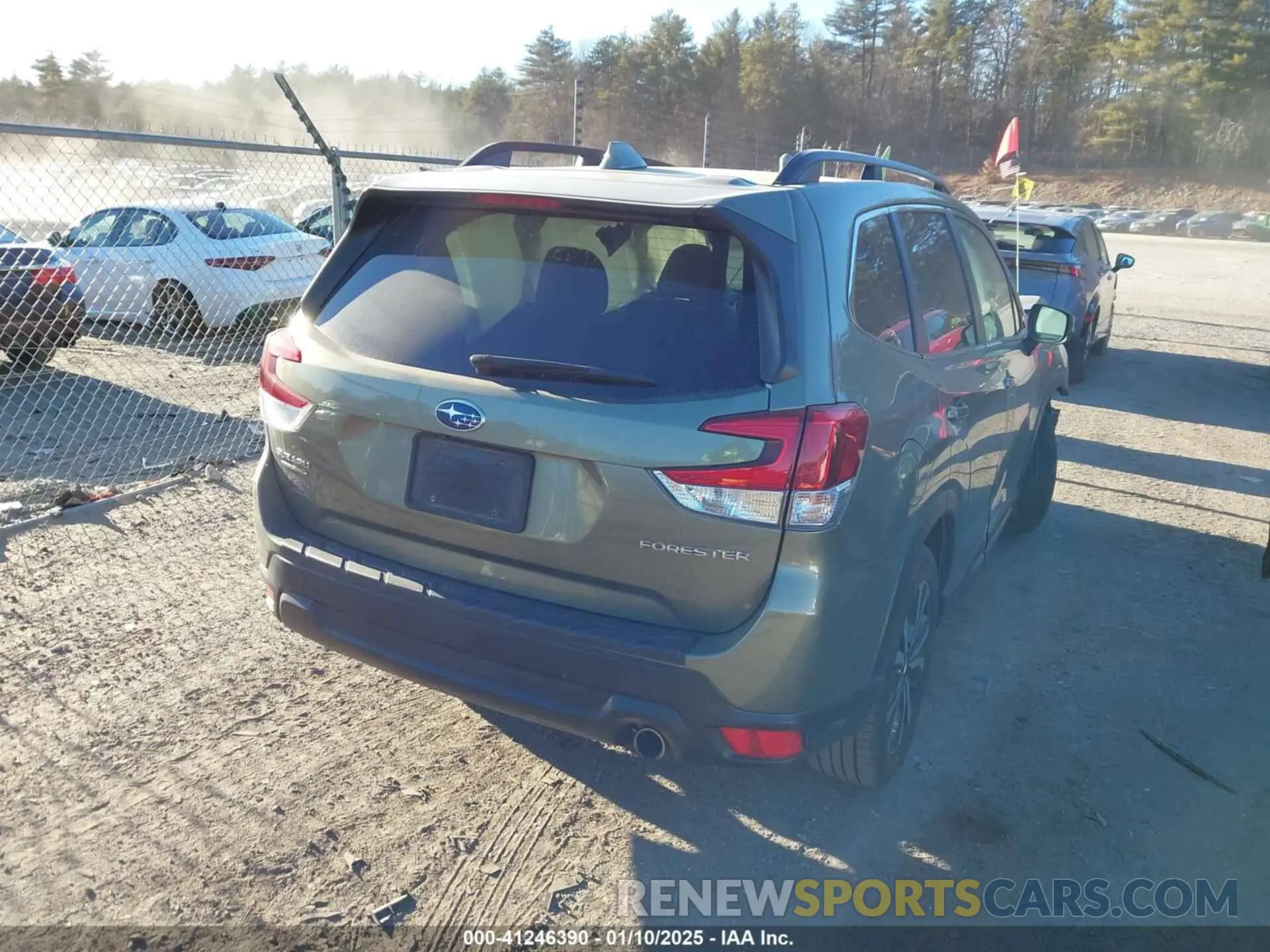 4 fotografías del automóvil dañado JF2SKASCXMH418302 SUBARU FORESTER 2021