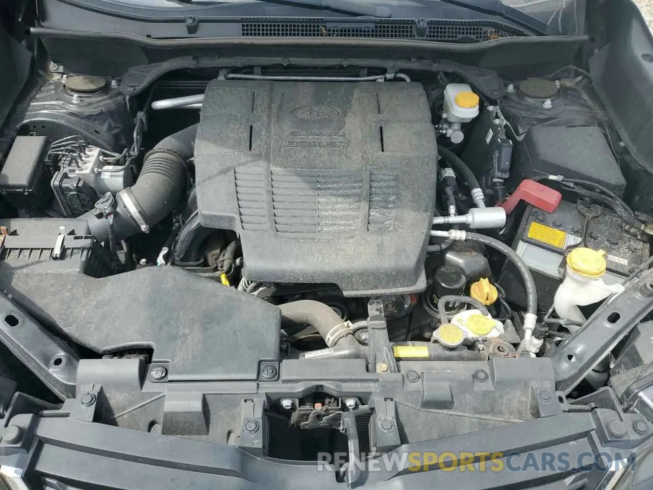 12 fotografías del automóvil dañado JF2SKASCXMH498328 SUBARU FORESTER 2021