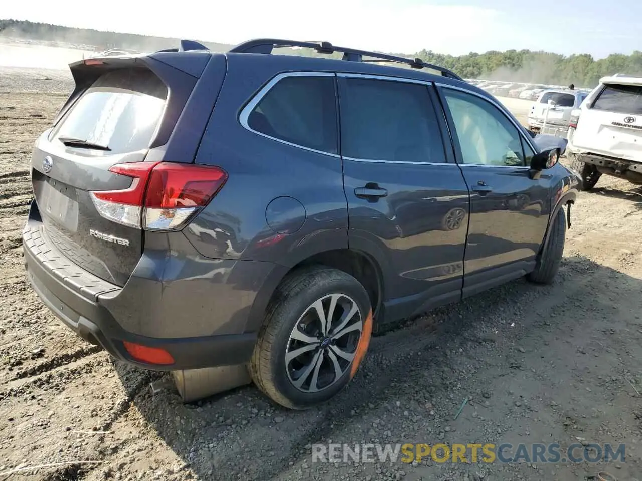 3 fotografías del automóvil dañado JF2SKAUC0MH492101 SUBARU FORESTER 2021