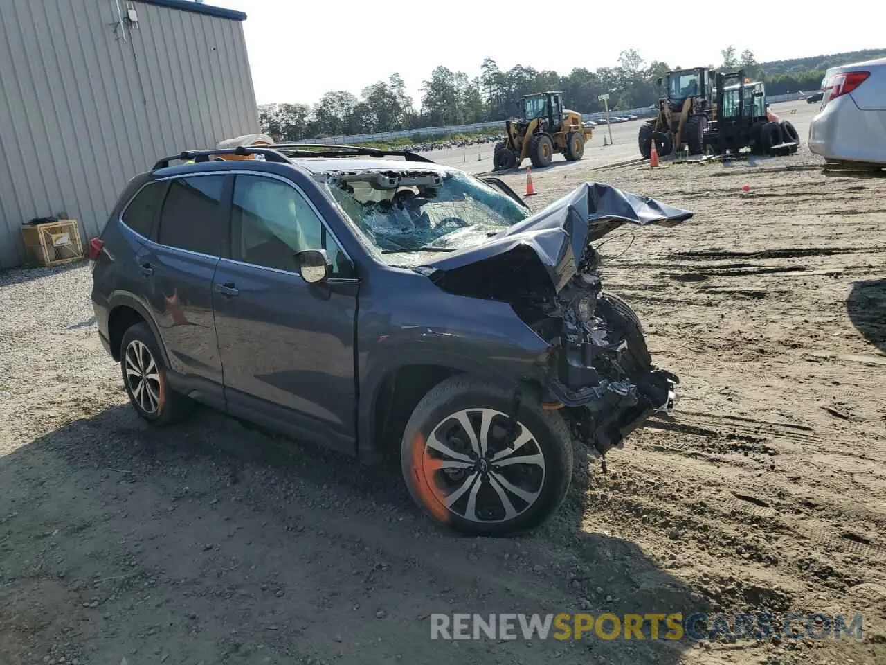 4 fotografías del automóvil dañado JF2SKAUC0MH492101 SUBARU FORESTER 2021