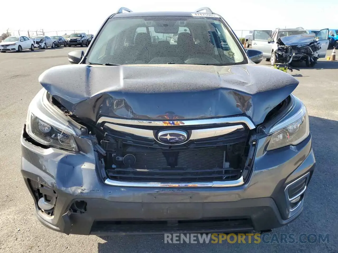 5 fotografías del automóvil dañado JF2SKAUC1MH422414 SUBARU FORESTER 2021