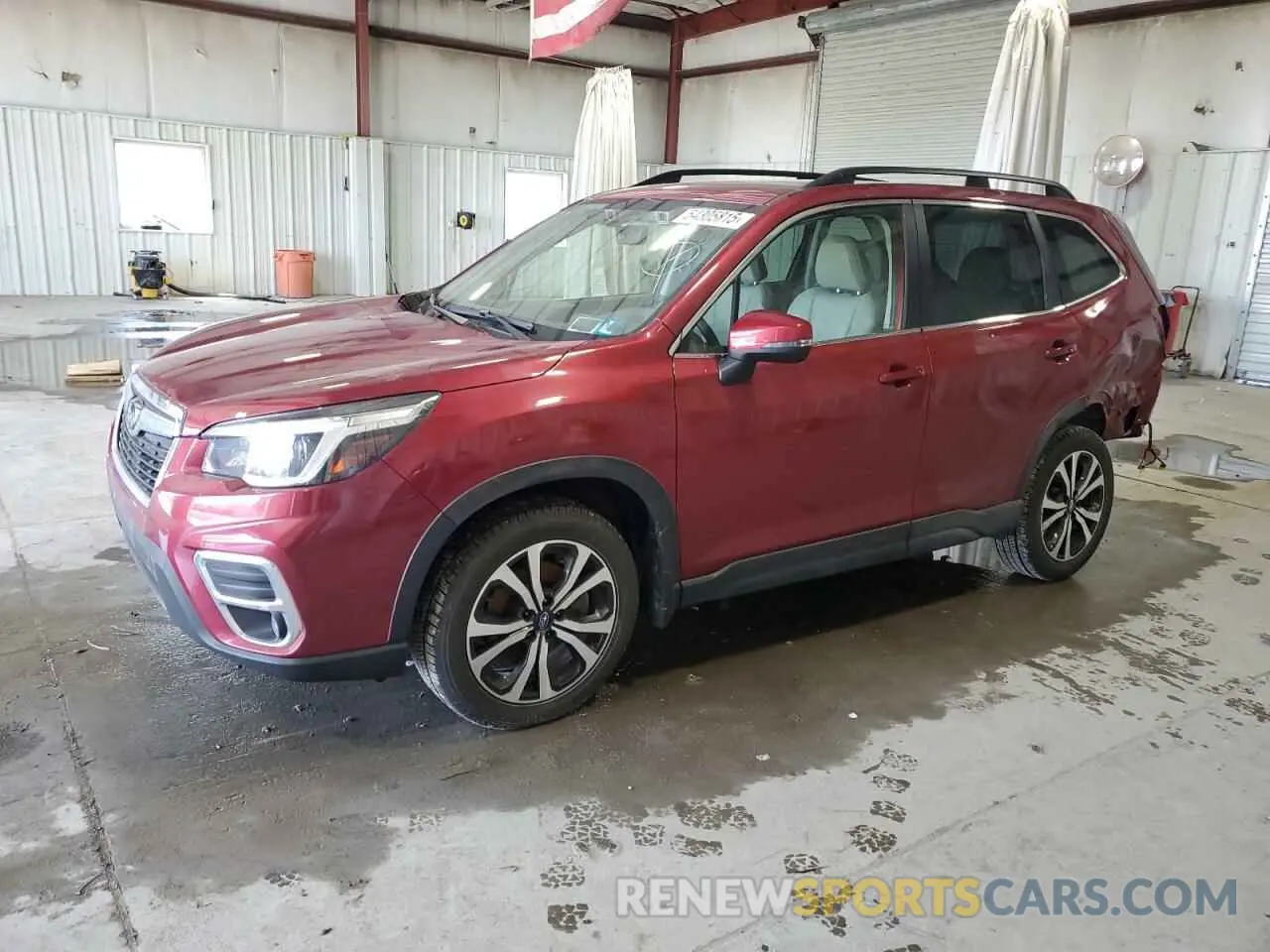 1 fotografías del automóvil dañado JF2SKAUC2MH450948 SUBARU FORESTER 2021