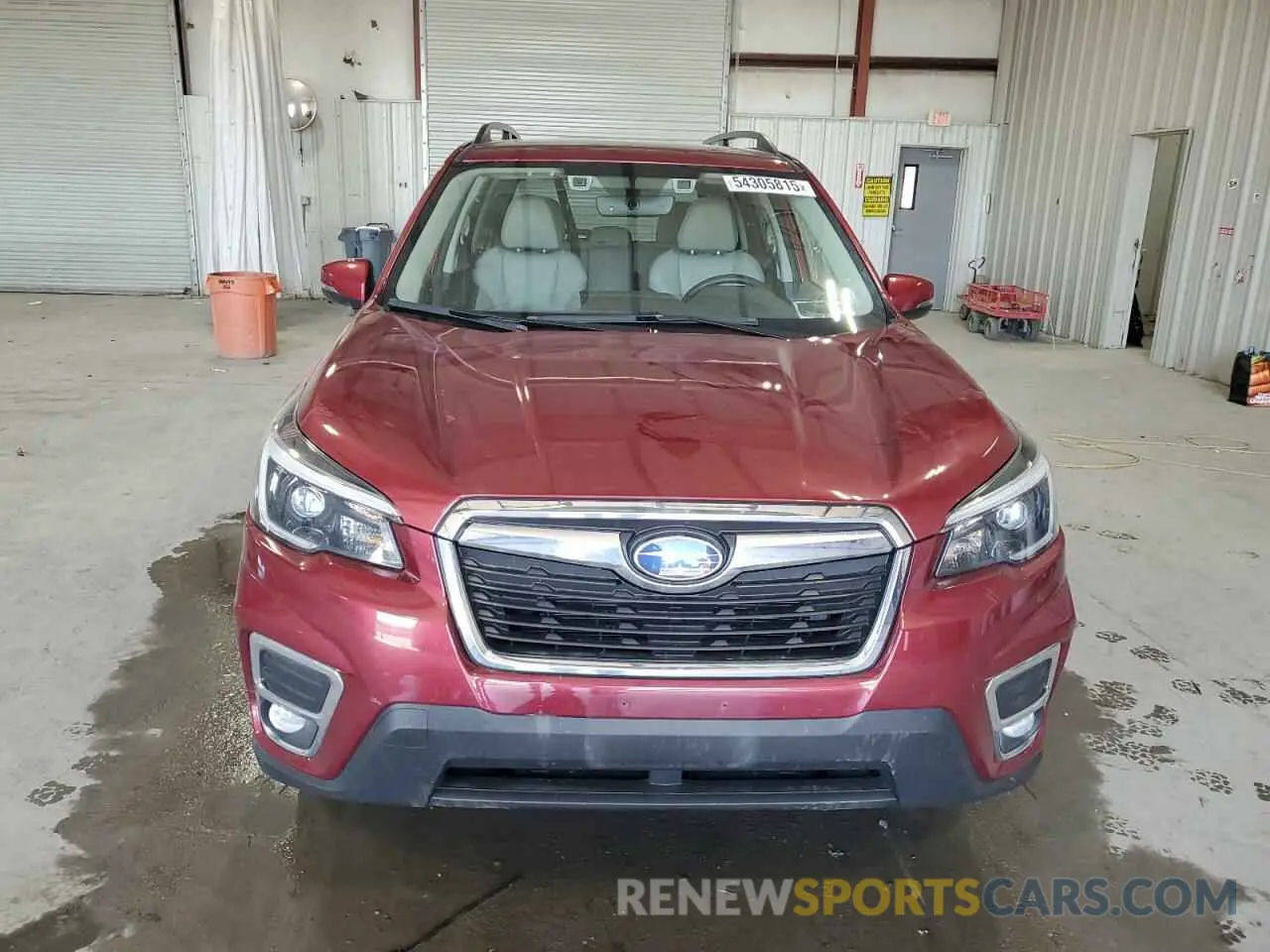 5 fotografías del automóvil dañado JF2SKAUC2MH450948 SUBARU FORESTER 2021