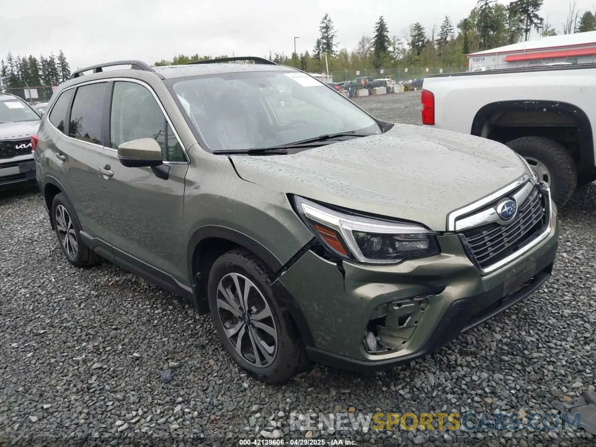 1 fotografías del automóvil dañado JF2SKAUC5MH503500 SUBARU FORESTER 2021