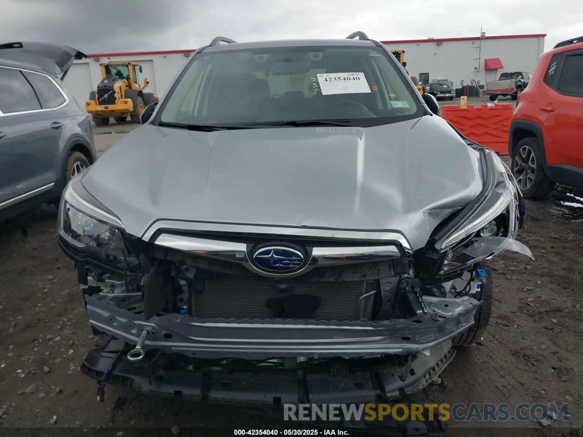 6 fotografías del automóvil dañado JF2SKAUC6MH431710 SUBARU FORESTER 2021