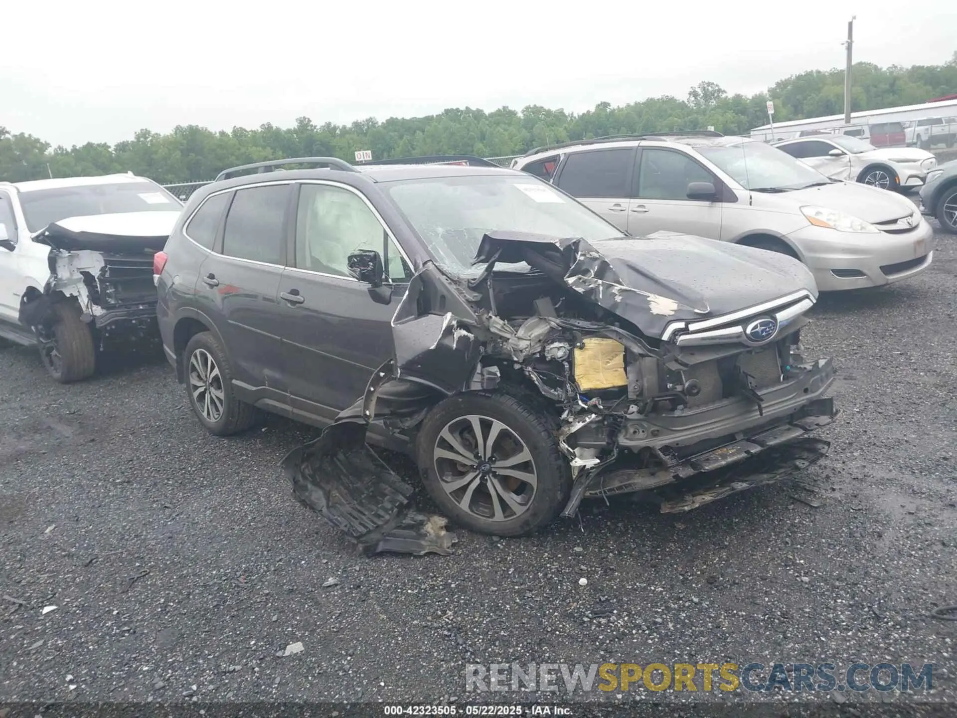 1 fotografías del automóvil dañado JF2SKAUC6MH514618 SUBARU FORESTER 2021