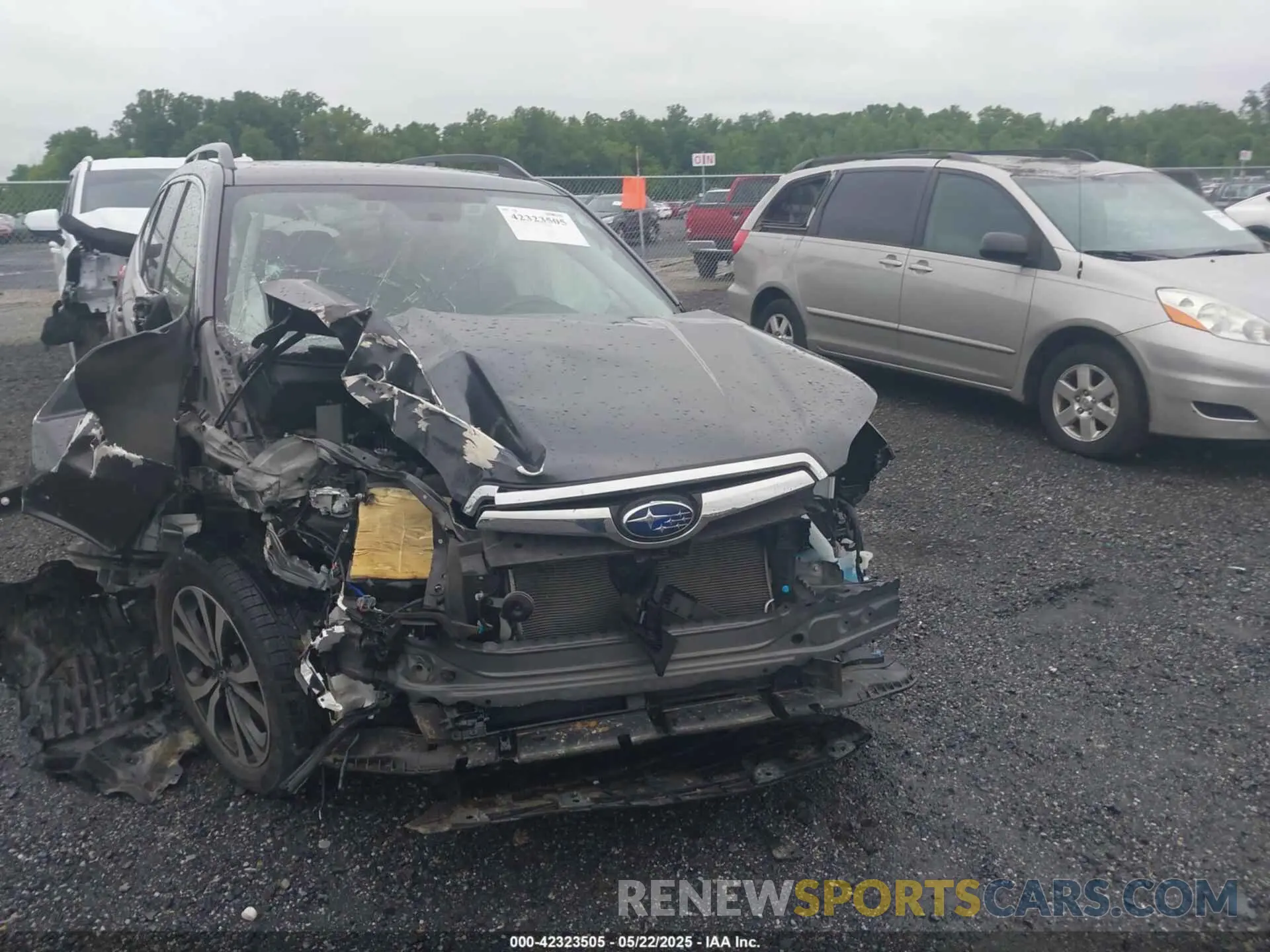 12 fotografías del automóvil dañado JF2SKAUC6MH514618 SUBARU FORESTER 2021