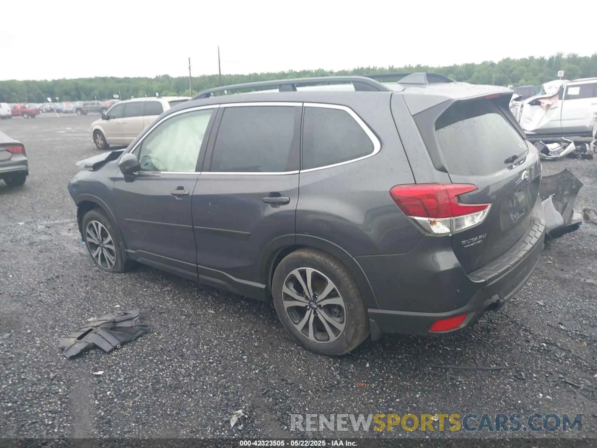14 fotografías del automóvil dañado JF2SKAUC6MH514618 SUBARU FORESTER 2021