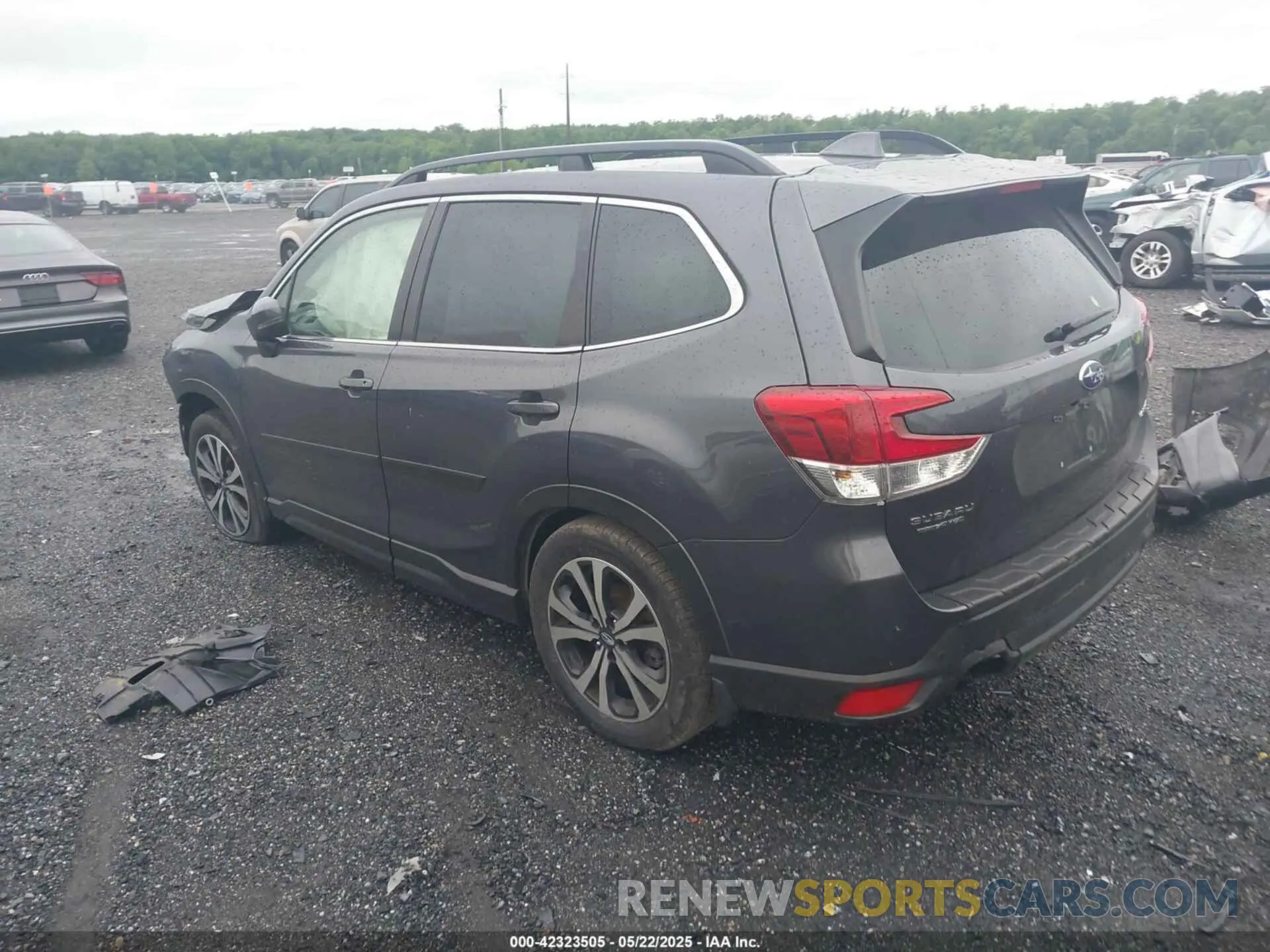 3 fotografías del automóvil dañado JF2SKAUC6MH514618 SUBARU FORESTER 2021