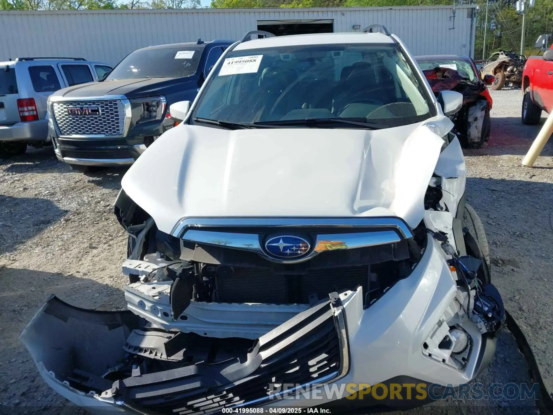 12 fotografías del automóvil dañado JF2SKAUC7MH402832 SUBARU FORESTER 2021