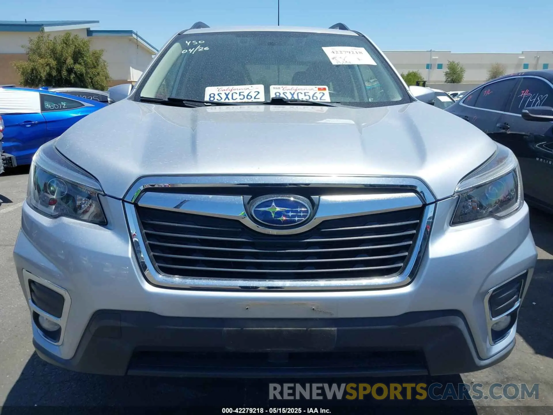 12 fotografías del automóvil dañado JF2SKAUC7MH429562 SUBARU FORESTER 2021