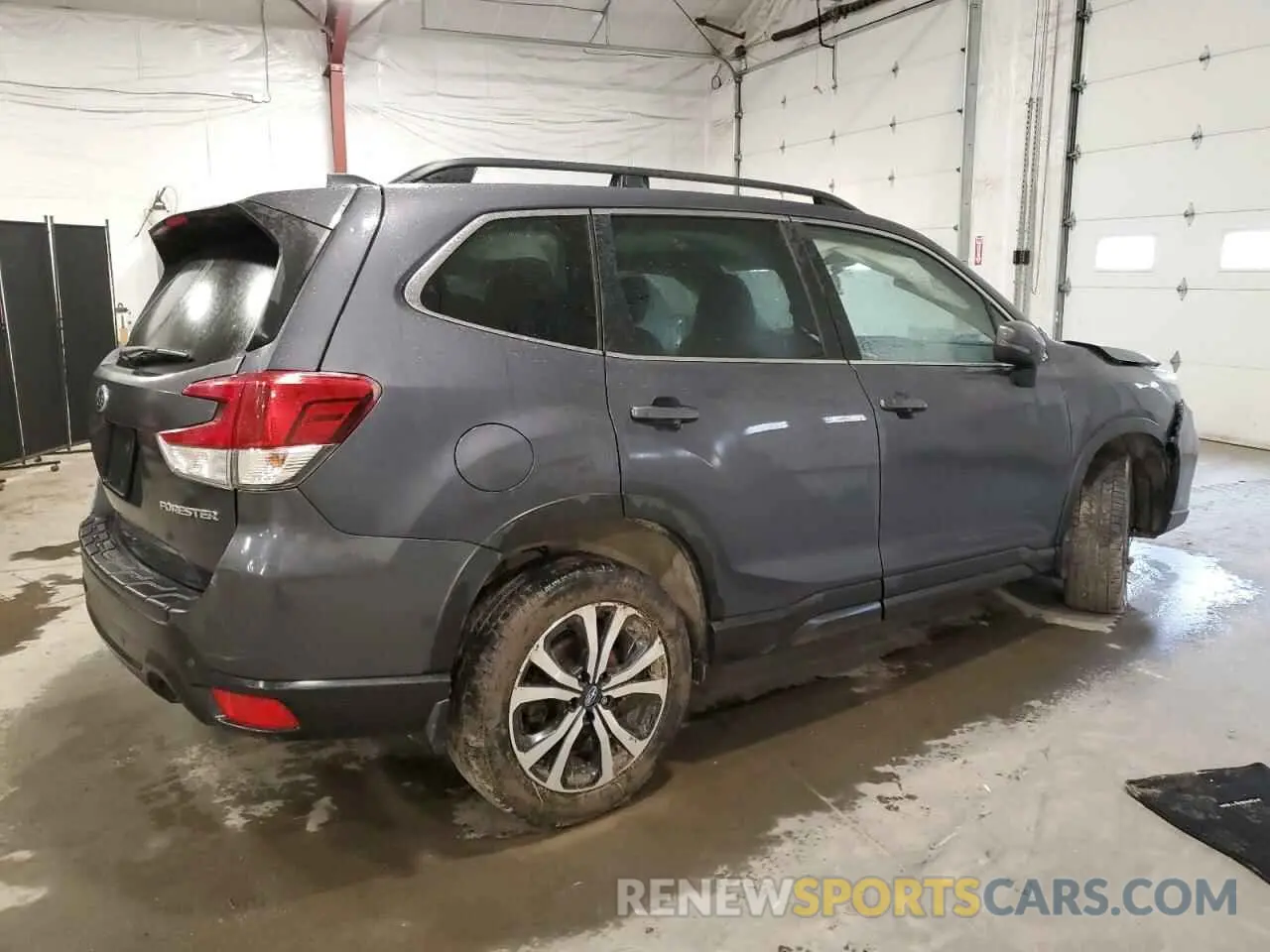 3 fotografías del automóvil dañado JF2SKAUC8MH508741 SUBARU FORESTER 2021