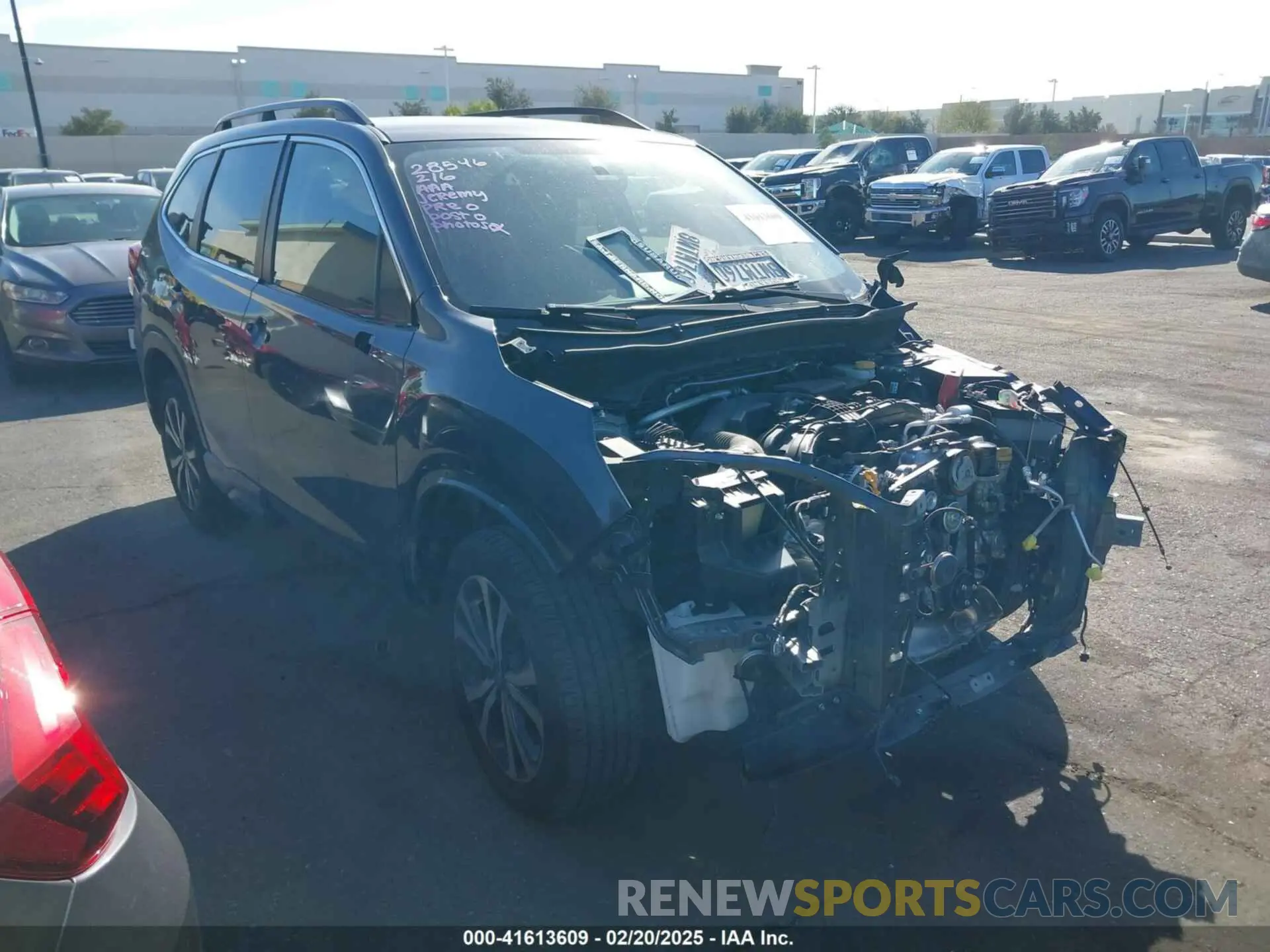 1 fotografías del automóvil dañado JF2SKAUC9MH512653 SUBARU FORESTER 2021