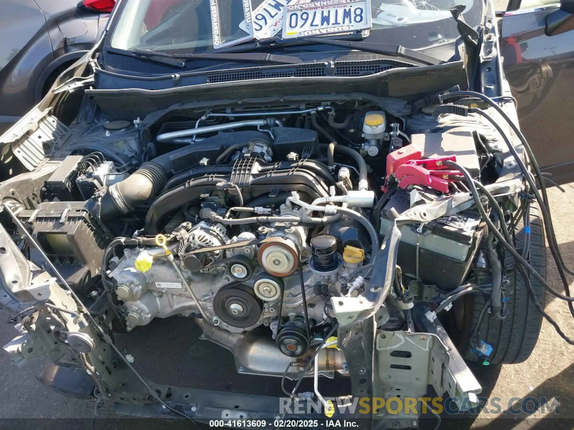 10 fotografías del automóvil dañado JF2SKAUC9MH512653 SUBARU FORESTER 2021