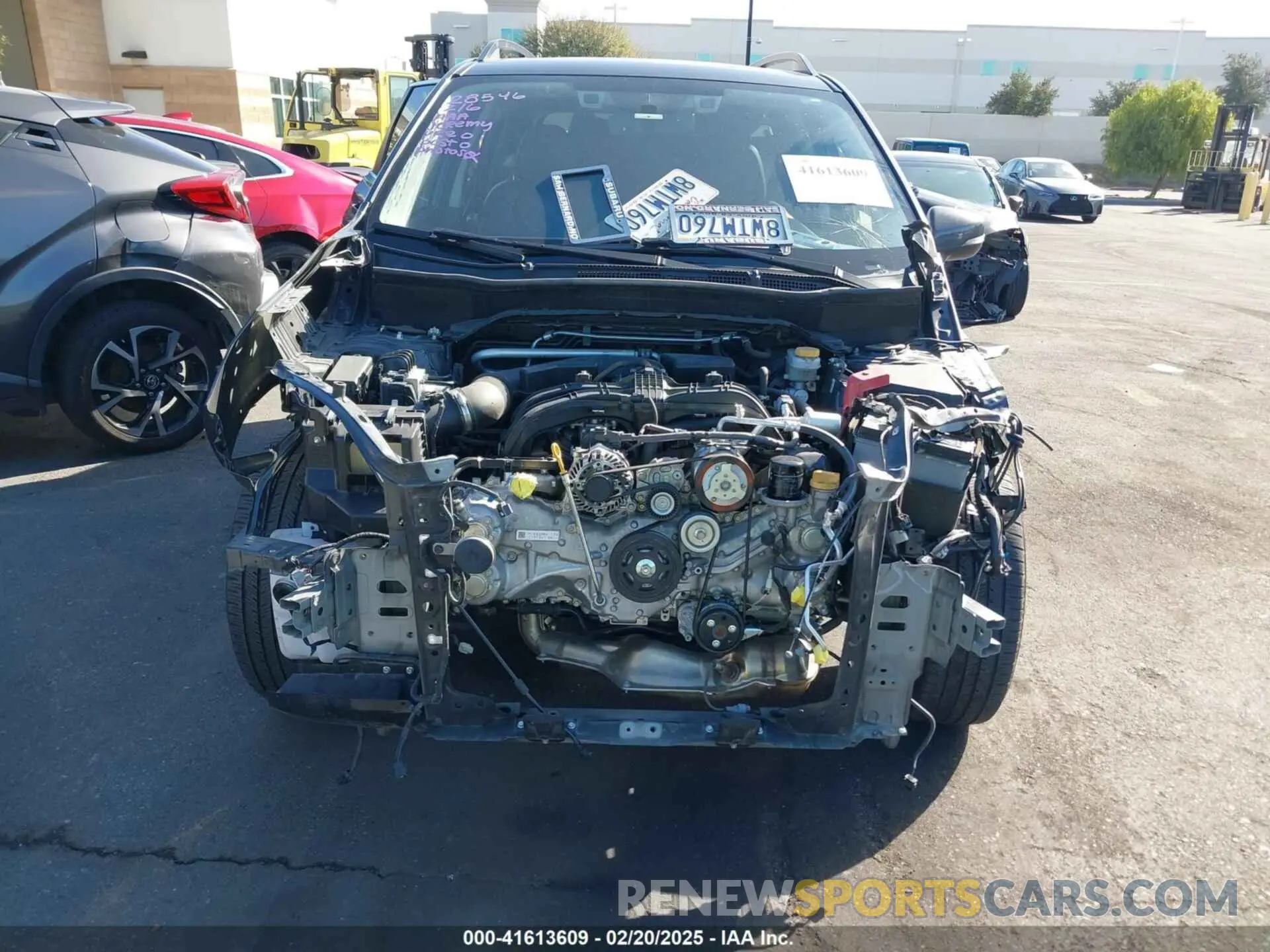 13 fotografías del automóvil dañado JF2SKAUC9MH512653 SUBARU FORESTER 2021