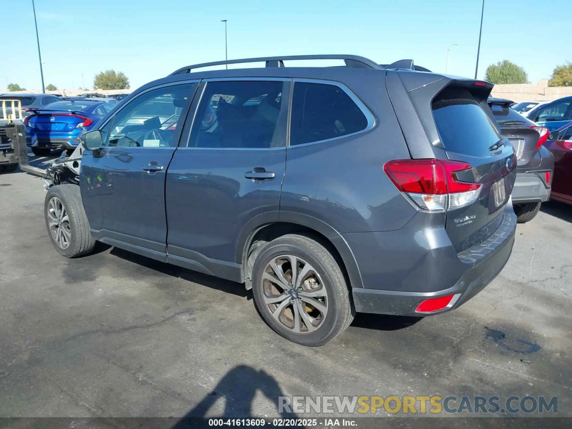 3 fotografías del automóvil dañado JF2SKAUC9MH512653 SUBARU FORESTER 2021