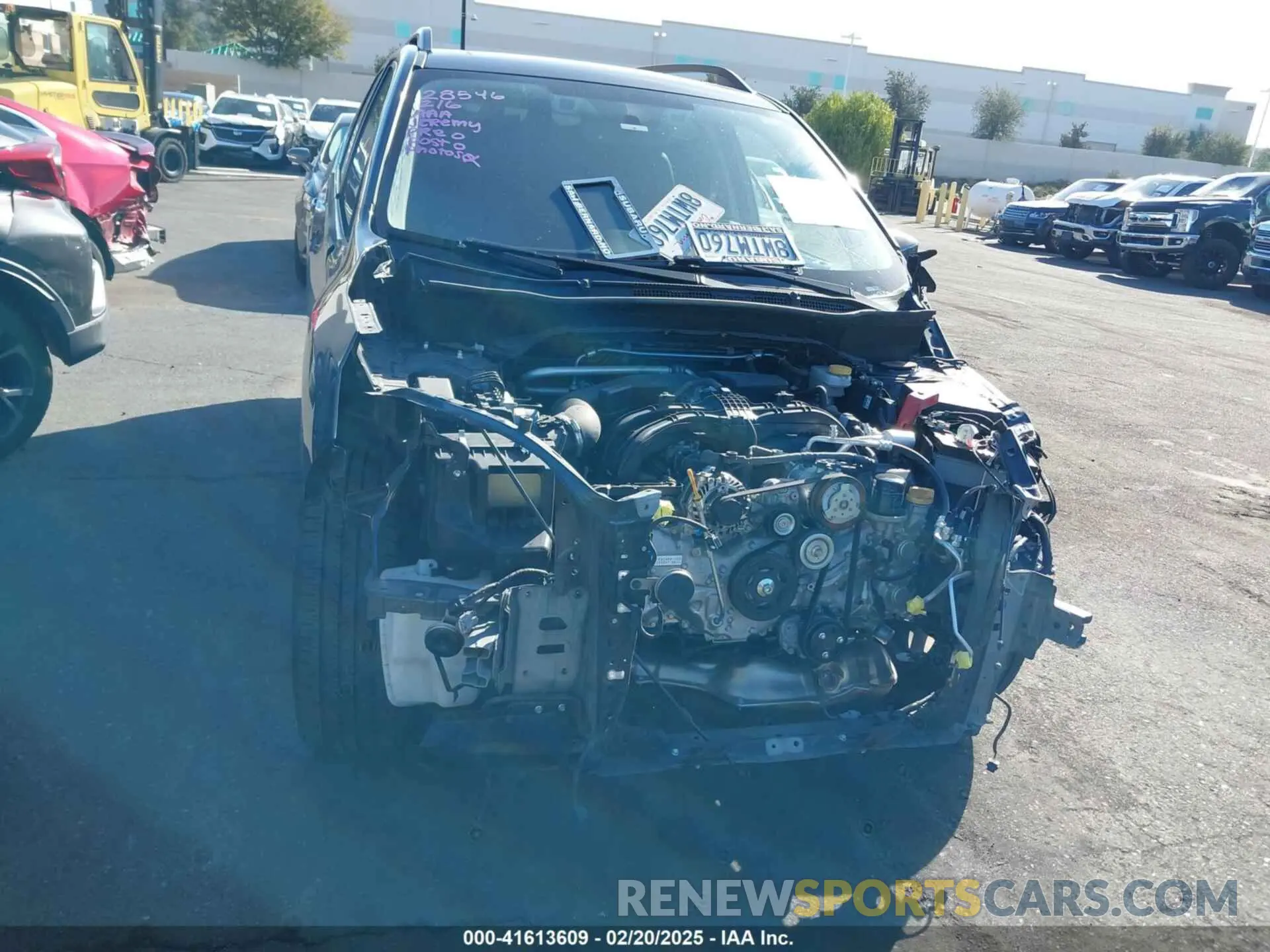 6 fotografías del automóvil dañado JF2SKAUC9MH512653 SUBARU FORESTER 2021