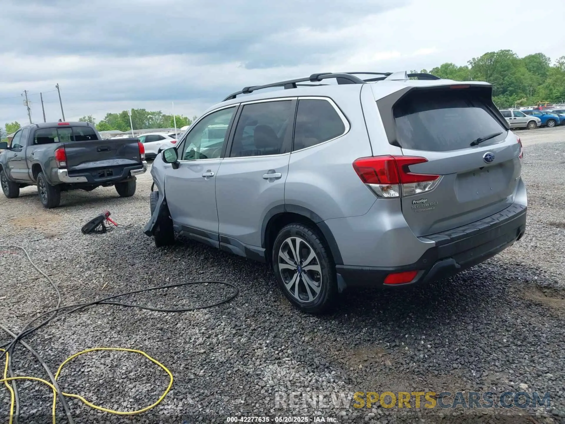 3 fotografías del automóvil dañado JF2SKAUC9MH532420 SUBARU FORESTER 2021