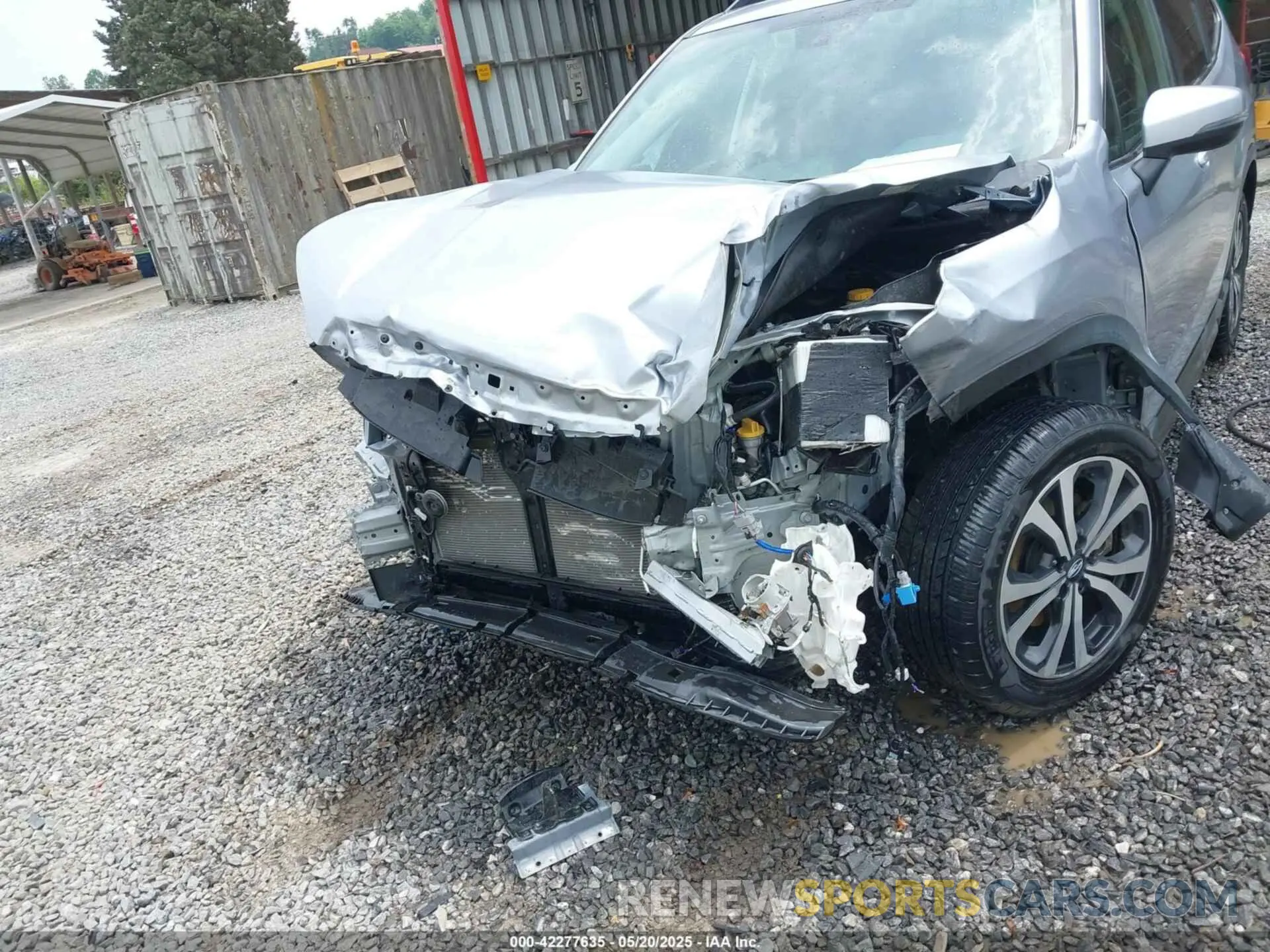 6 fotografías del automóvil dañado JF2SKAUC9MH532420 SUBARU FORESTER 2021