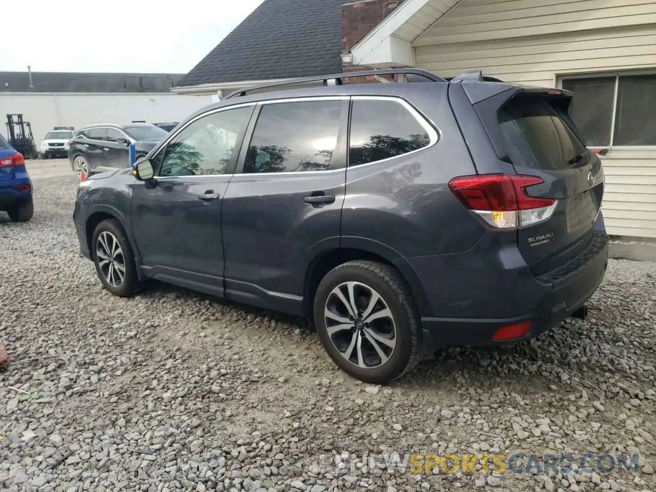 2 fotografías del automóvil dañado JF2SKAUC9MH548164 SUBARU FORESTER 2021
