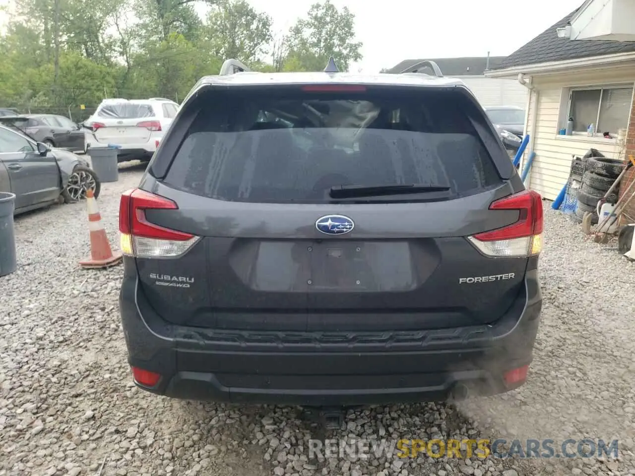 6 fotografías del automóvil dañado JF2SKAUC9MH548164 SUBARU FORESTER 2021