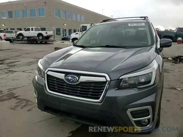14 fotografías del automóvil dañado JF2SKAUCXMH412612 SUBARU FORESTER 2021