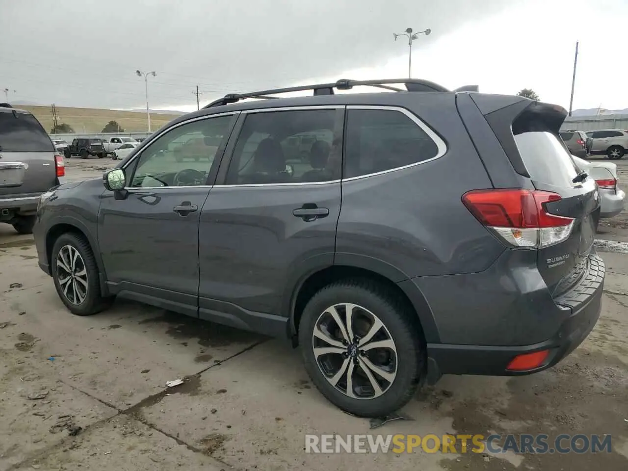 2 fotografías del automóvil dañado JF2SKAUCXMH412612 SUBARU FORESTER 2021
