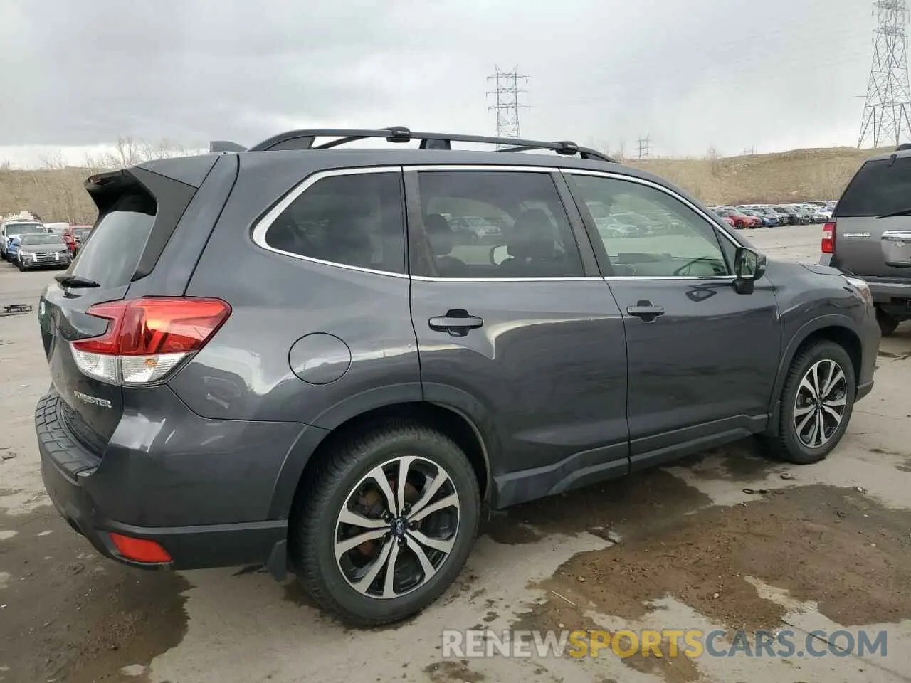3 fotografías del automóvil dañado JF2SKAUCXMH412612 SUBARU FORESTER 2021