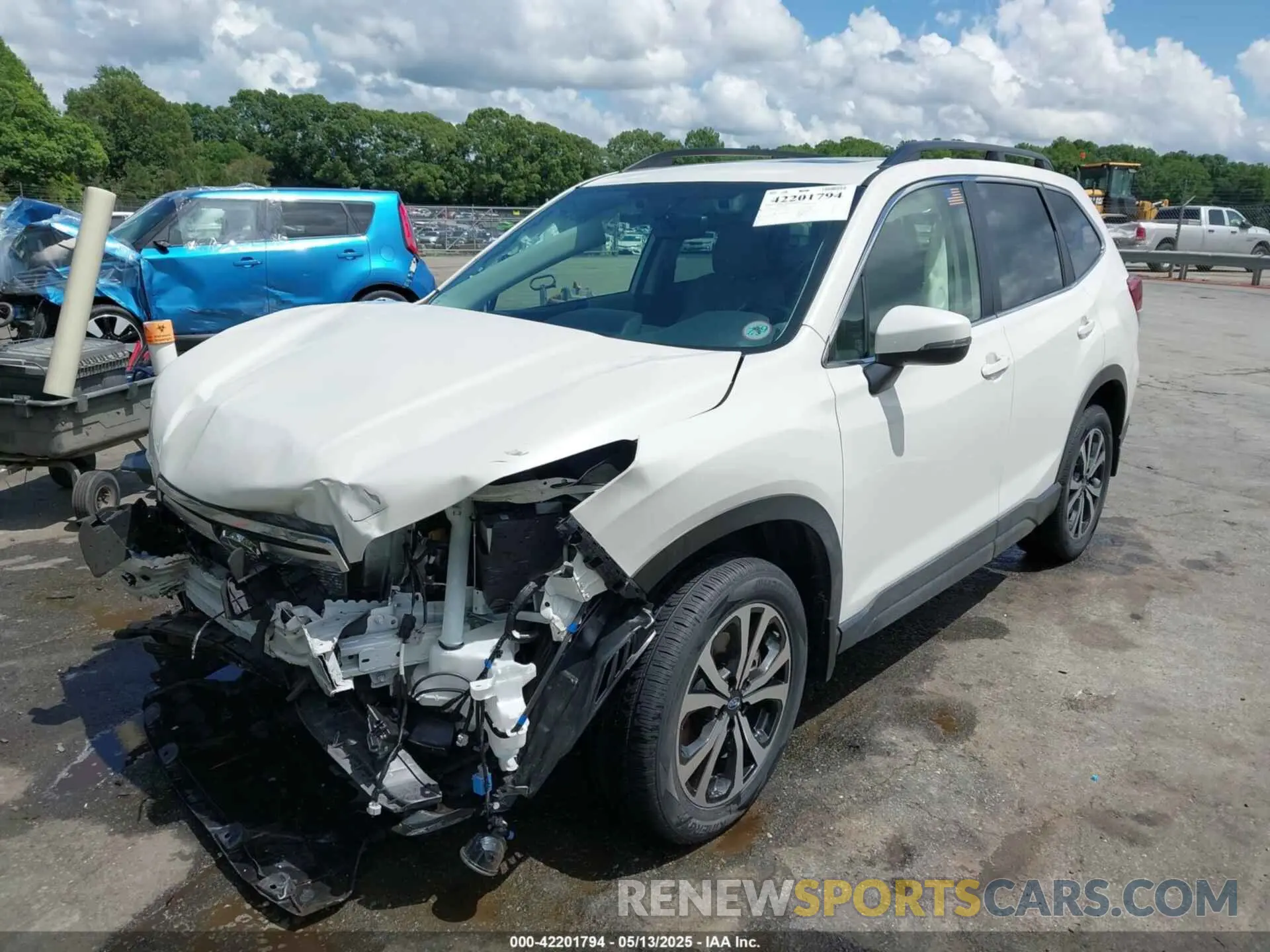 2 fotografías del automóvil dañado JF2SKAUCXMH538176 SUBARU FORESTER 2021