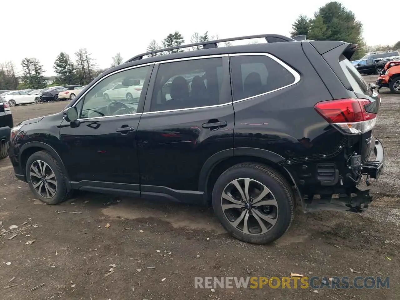 2 fotografías del automóvil dañado JF2SKAUCXMH581982 SUBARU FORESTER 2021