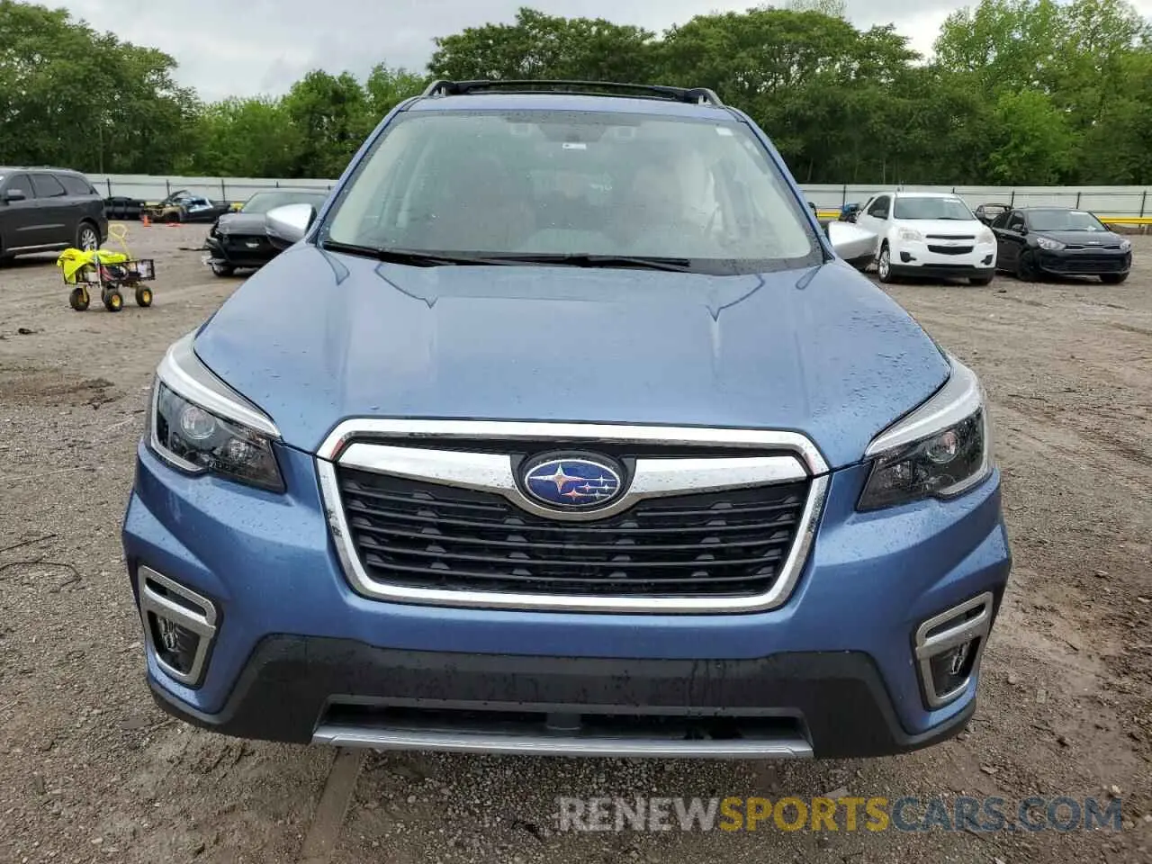 5 fotografías del automóvil dañado JF2SKAXC0MH486262 SUBARU FORESTER 2021