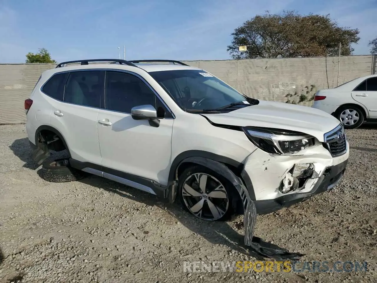 4 fotografías del automóvil dañado JF2SKAXC2MH560457 SUBARU FORESTER 2021