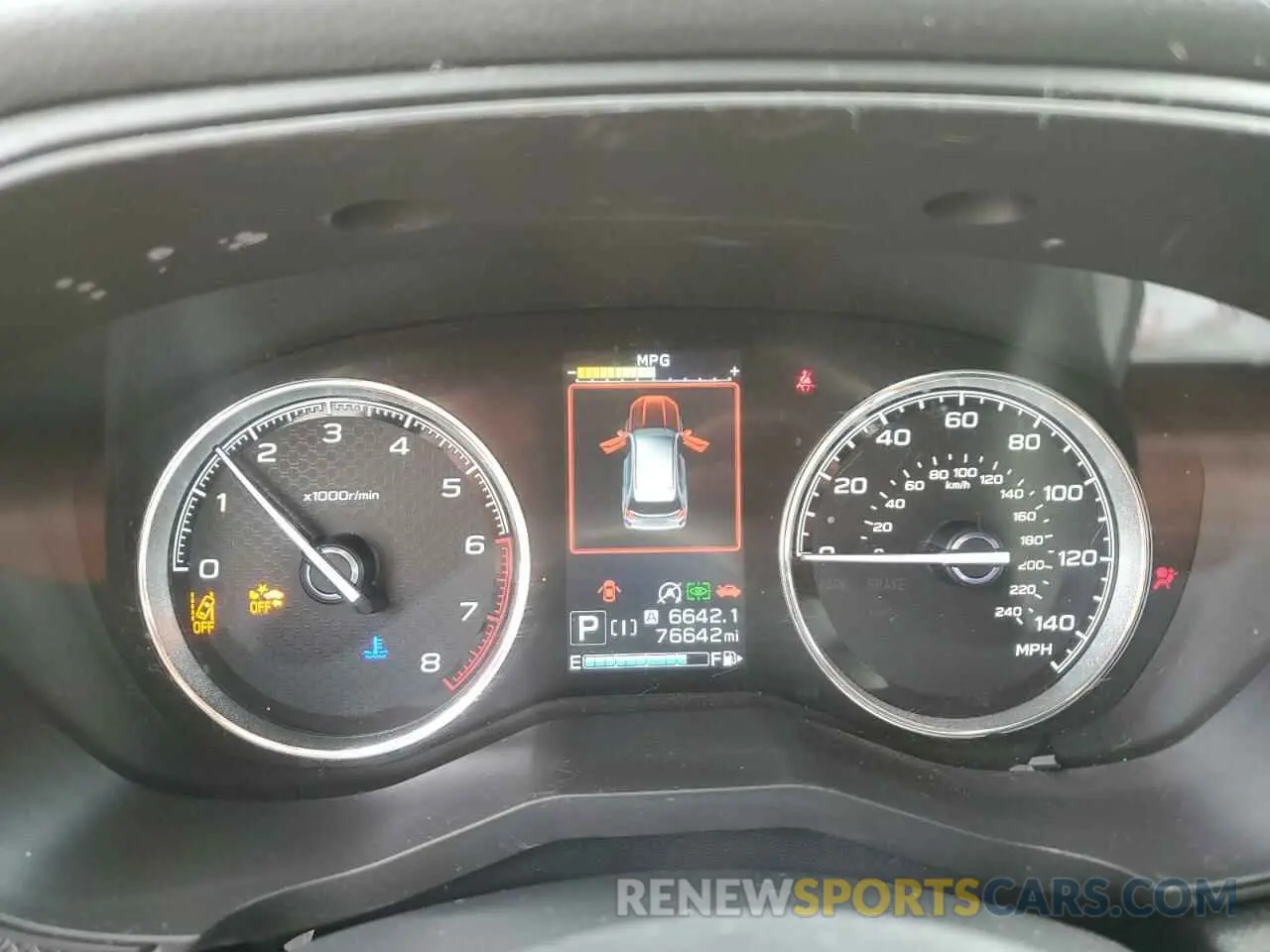 9 fotografías del automóvil dañado JF2SKAXC4MH443687 SUBARU FORESTER 2021