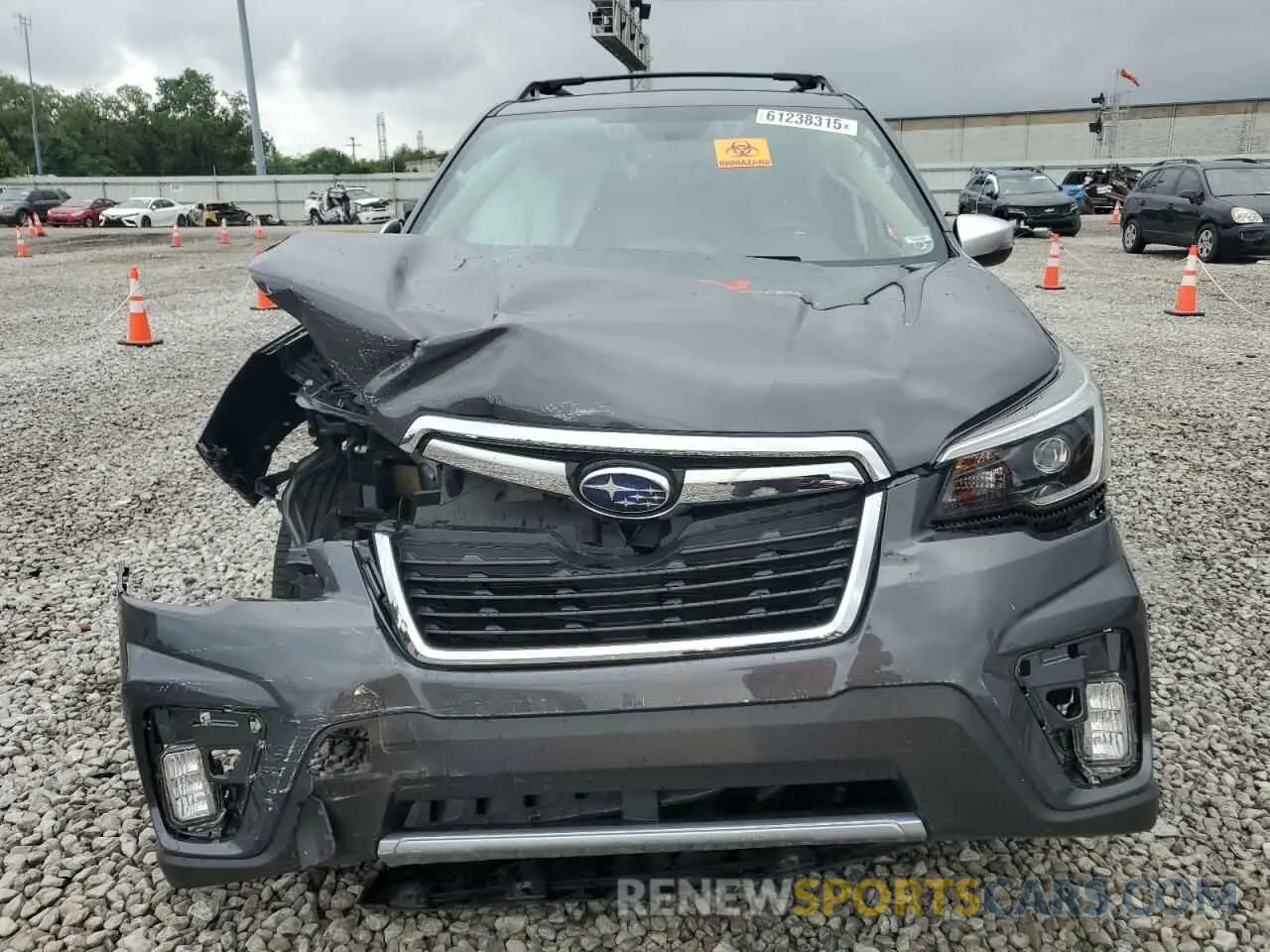 5 fotografías del automóvil dañado JF2SKAXC6MH571834 SUBARU FORESTER 2021