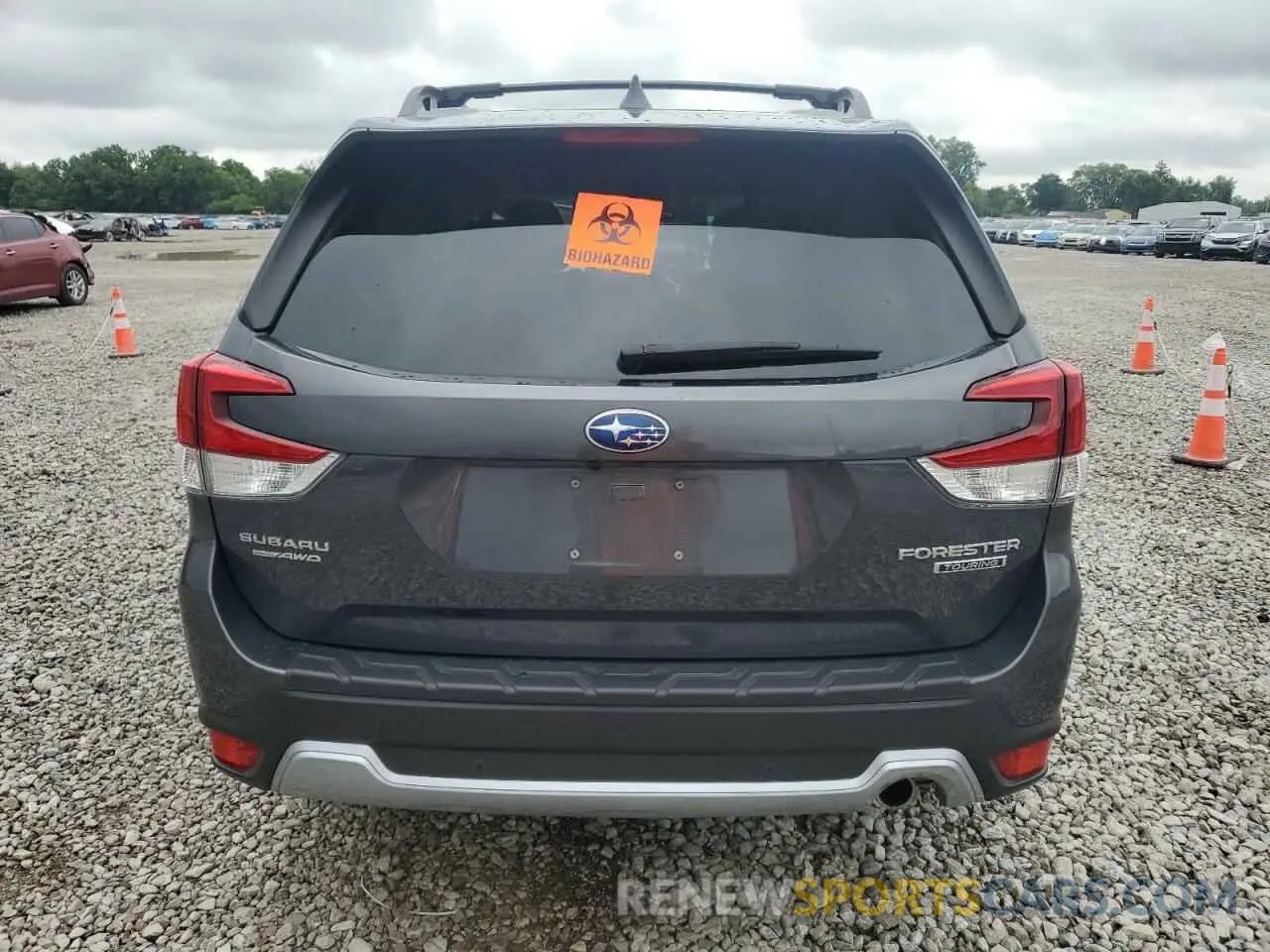 6 fotografías del automóvil dañado JF2SKAXC6MH571834 SUBARU FORESTER 2021
