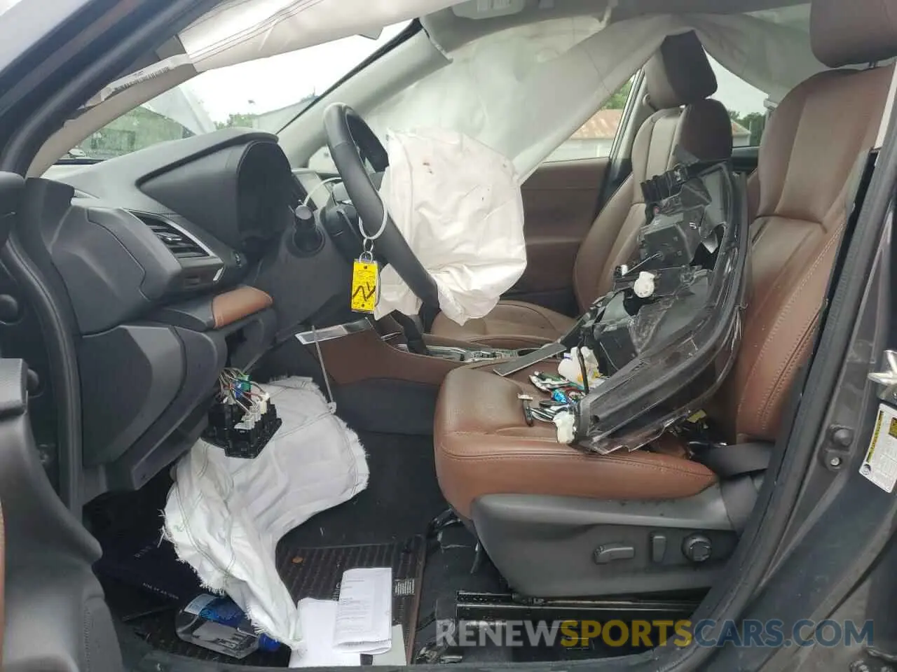 7 fotografías del automóvil dañado JF2SKAXC6MH571834 SUBARU FORESTER 2021