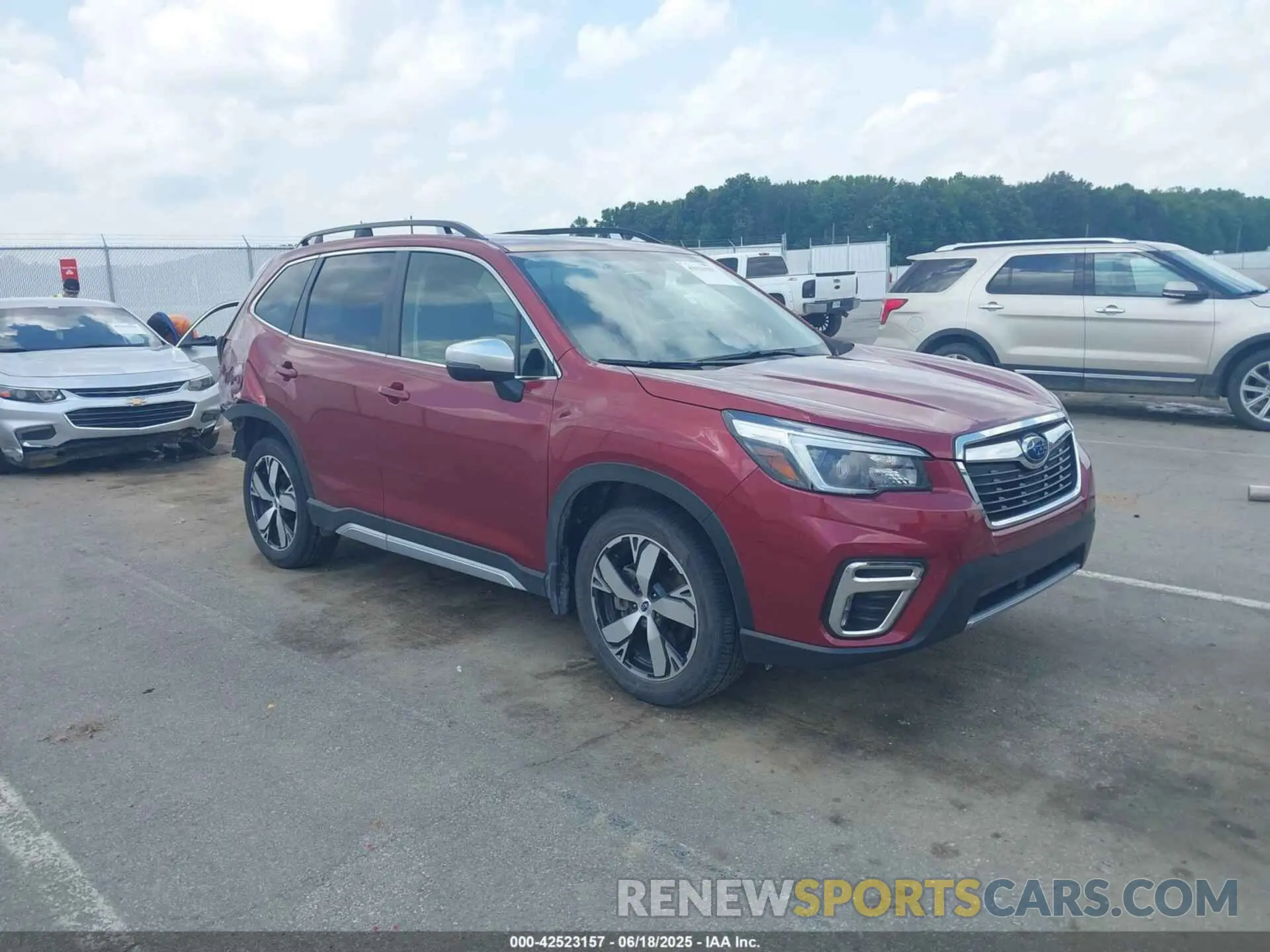 1 fotografías del automóvil dañado JF2SKAXC7MH526823 SUBARU FORESTER 2021